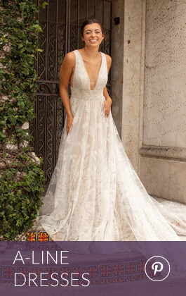 a-line wedding gowns