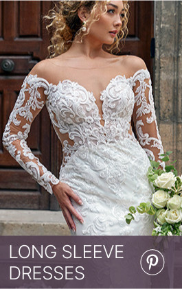 bridal gowns with long sleeves