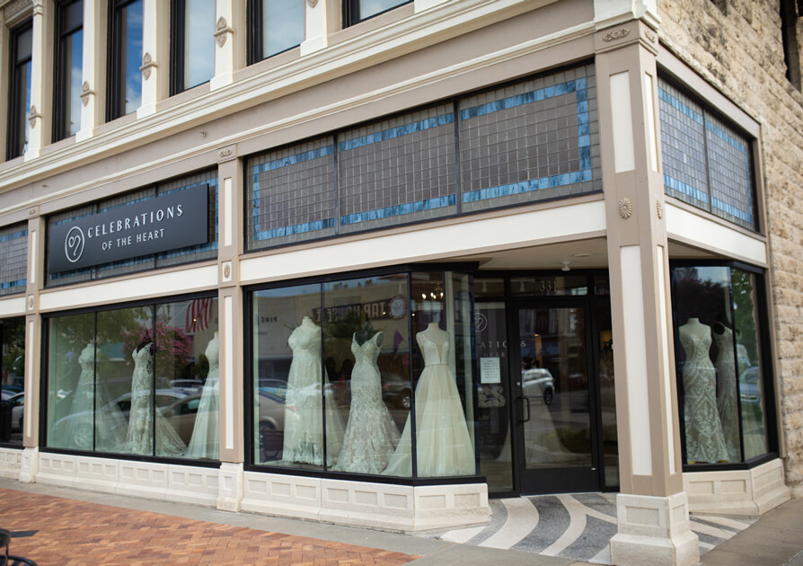 Celebrations of the Heart bridal boutique in Manhattan Kansas